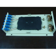 Caja de pared ODF SC12 con adaptadores y trenzas